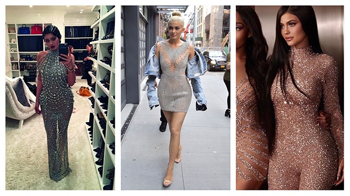 Kylie Jenner in Yousef Al-Jasmi Kylie Jenner in Yousef Al-Jasmi